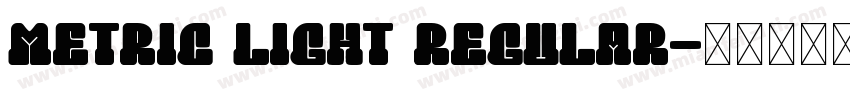 Metric Light Regular字体转换